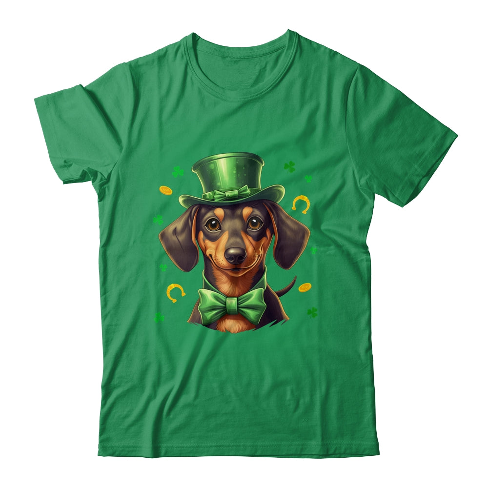 Dachshund St Patricks Day Leprechaun Shamrock Irish Shirt & Hoodie | teecentury