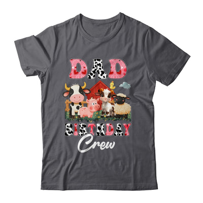 Dad Birthday Crew Farm Cow Birthday Boy Girl Family Shirt & Hoodie | teecentury