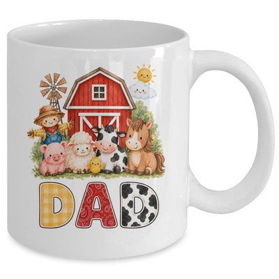 Dad Farm Cow 1St Birthday Girl Boy Matching Family Mug | teecentury