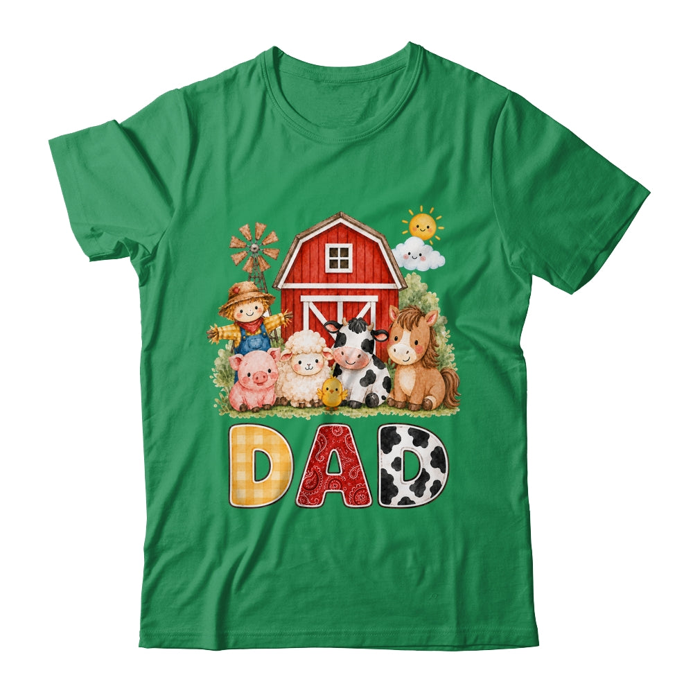 Dad Farm Cow 1St Birthday Girl Boy Matching Family Shirt & Hoodie | teecentury