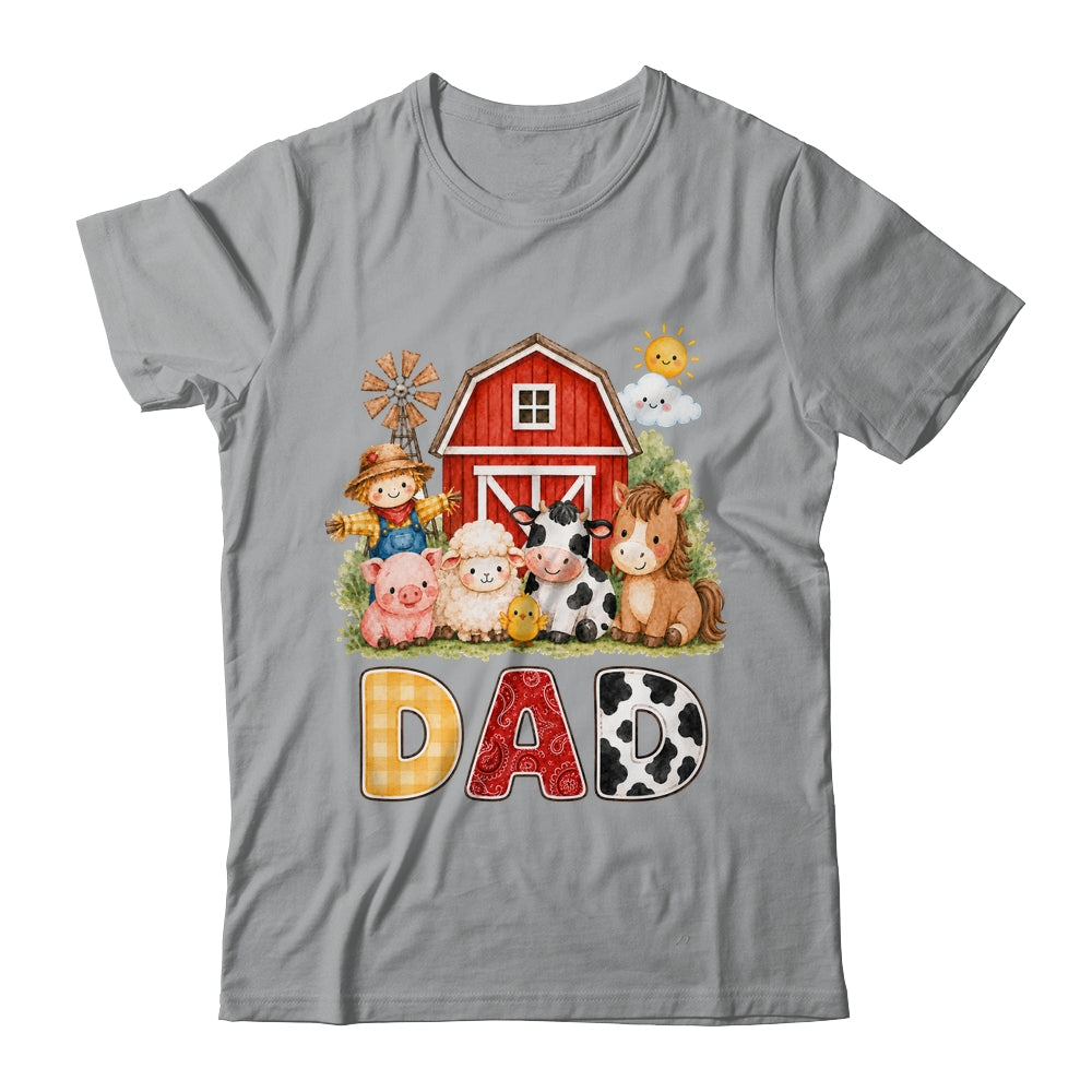 Dad Farm Cow 1St Birthday Girl Boy Matching Family Shirt & Hoodie | teecentury