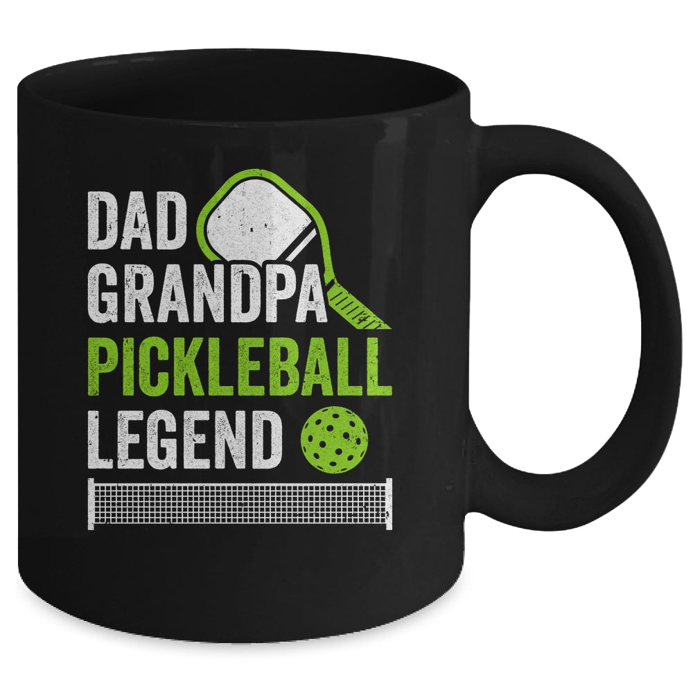 Dad Grandpa Pickleball Legend Player Funny Pickle Ball Mug | teecentury