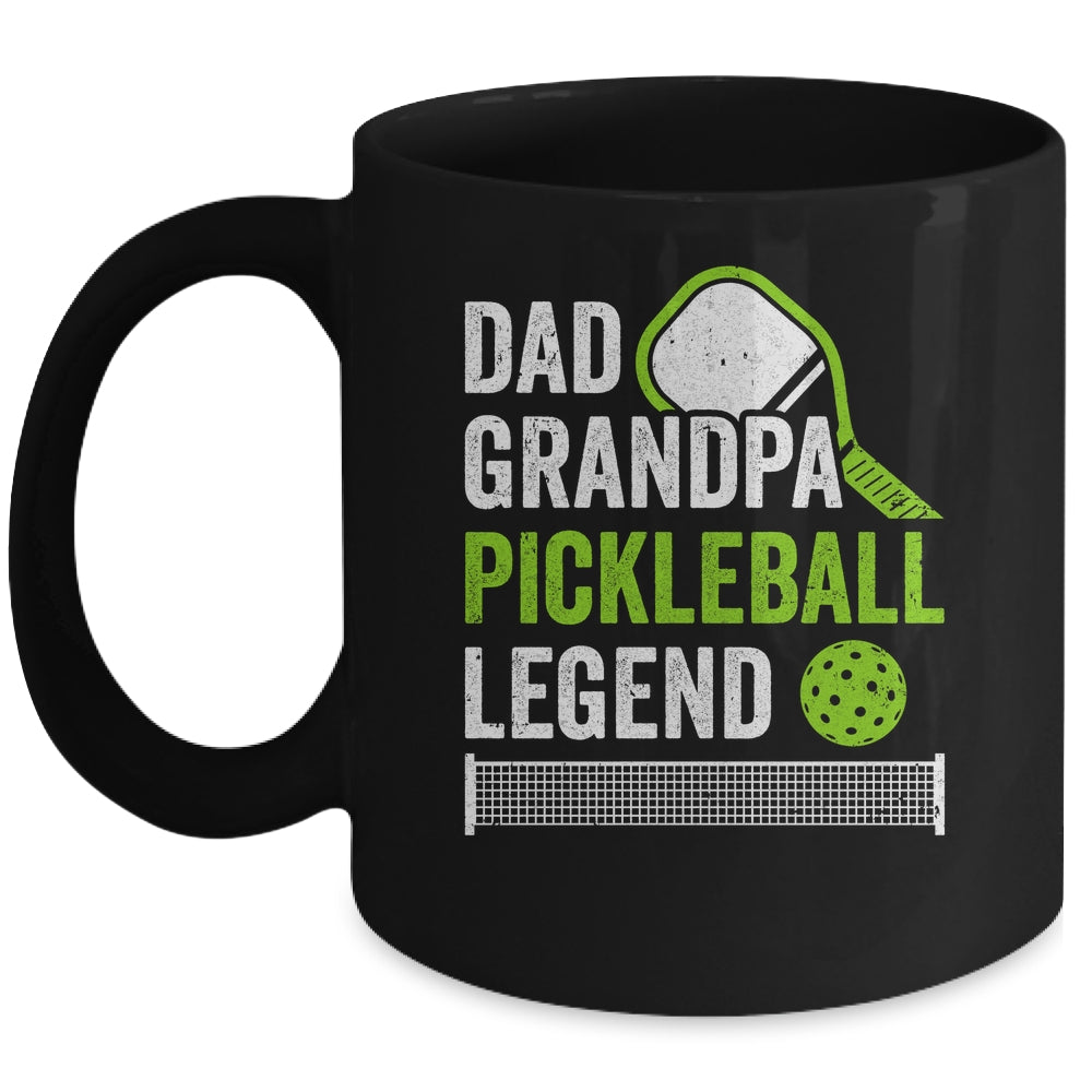 Dad Grandpa Pickleball Legend Player Funny Pickle Ball Mug | teecentury