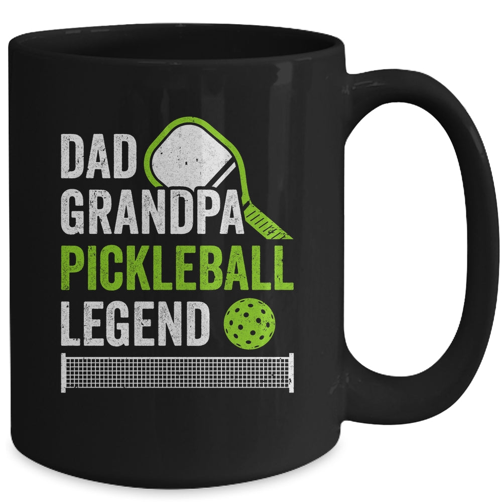 Dad Grandpa Pickleball Legend Player Funny Pickle Ball Mug | teecentury