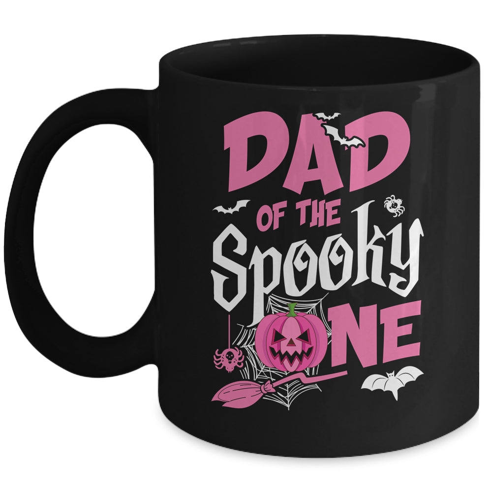 Dad Halloween 1st Birthday Girl Matching Family Spooky One Mug | teecentury