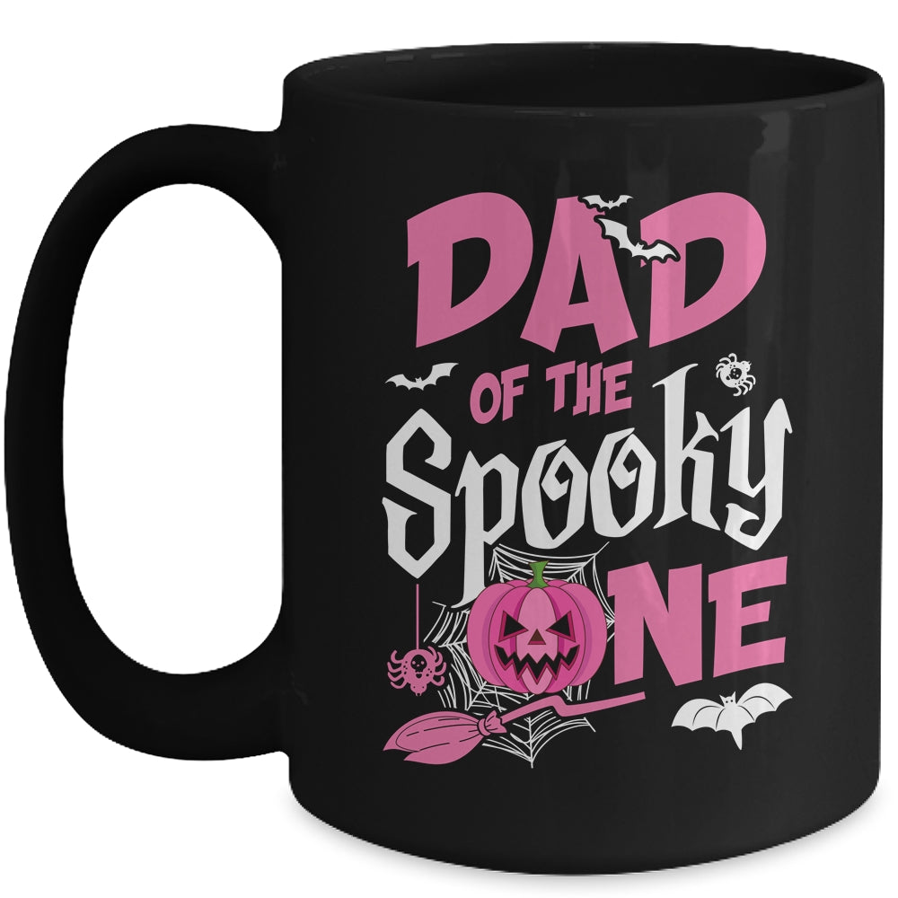 Dad Halloween 1st Birthday Girl Matching Family Spooky One Mug | teecentury