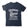 Dad Knows Everything Fathers Day Birthday Christmas Shirt & Hoodie | teecentury