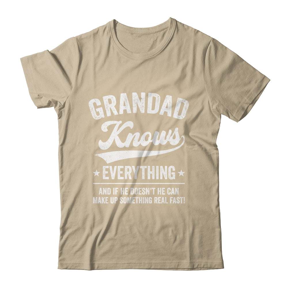 Dad Knows Everything Fathers Day Birthday Christmas Shirt & Hoodie | teecentury