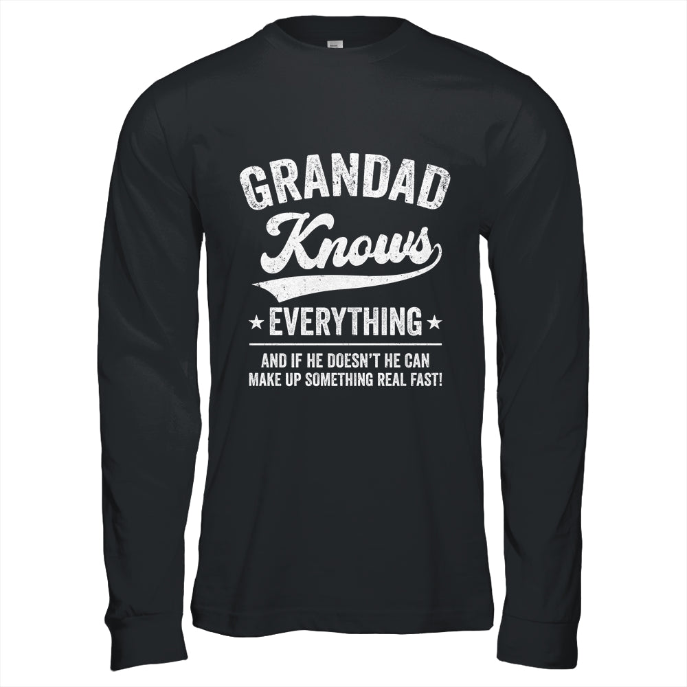 Dad Knows Everything Fathers Day Birthday Christmas Shirt & Hoodie | teecentury