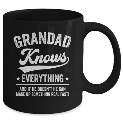 Dad Knows Everything Fathers Day Birthday Christmas Mug | teecentury