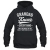 Dad Knows Everything Fathers Day Birthday Christmas Shirt & Hoodie | teecentury