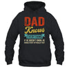Dad Knows Everything Funny Father's Day Dad Shirt & Hoodie | teecentury