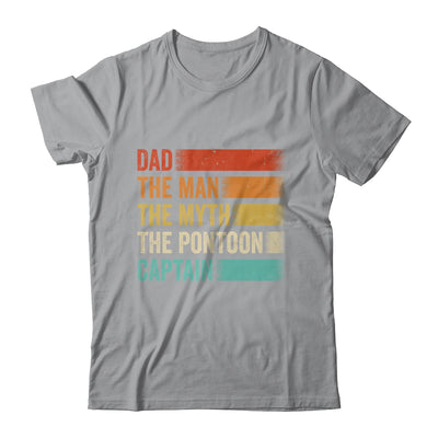 Dad Man Myth Pontoon Captain Funny Pontoon For Men Vintage Shirt & Hoodie | teecentury