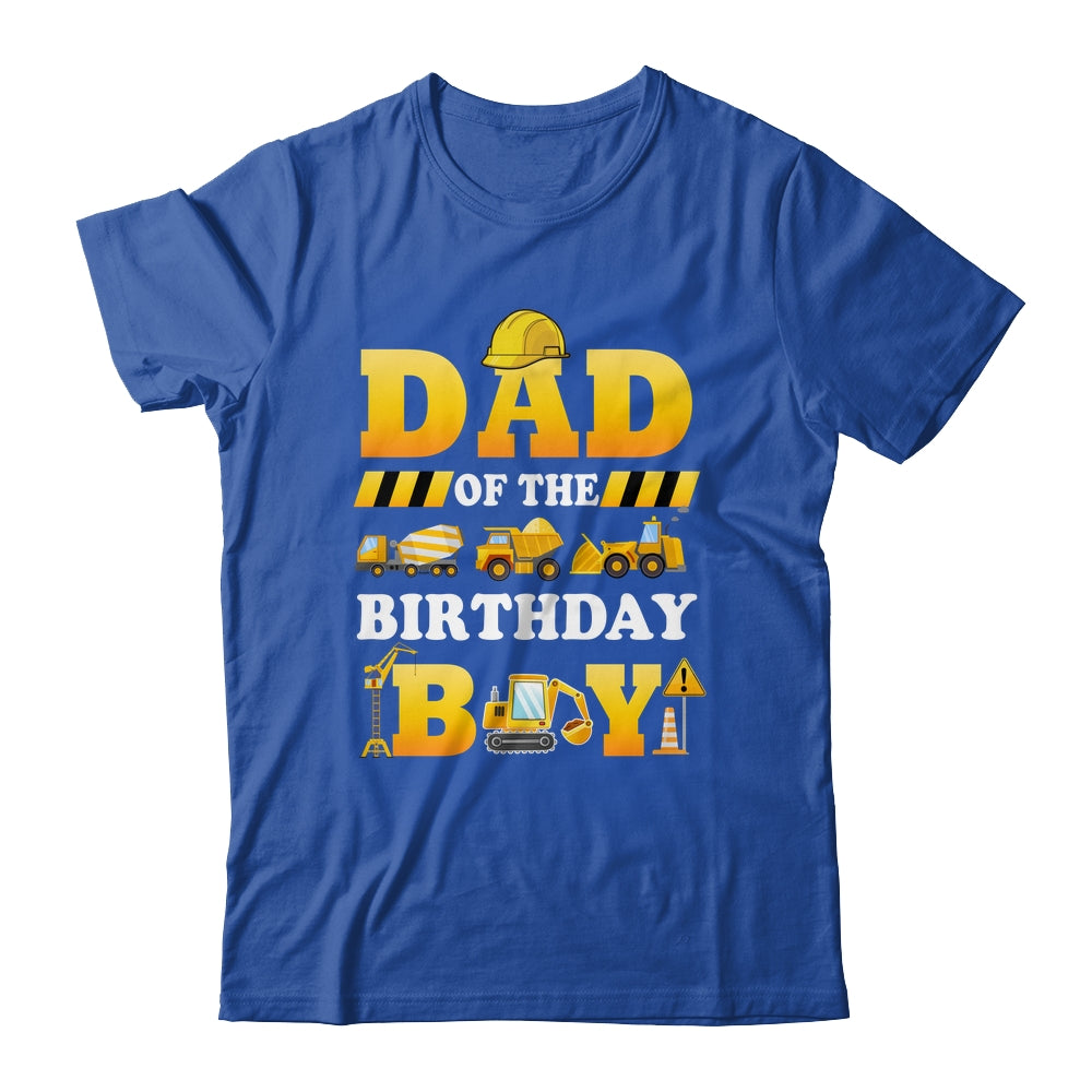 Dad Of The Birthday Boy Construction Matching Family Shirt & Hoodie | teecentury