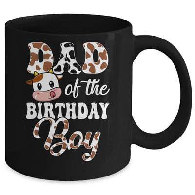 Dad Of The Birthday Boy Cow Farm 1st Birthday Boy Mug | teecentury