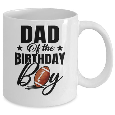 Dad Of The Birthday Boy Football 1st Birthday Party Mug | teecentury