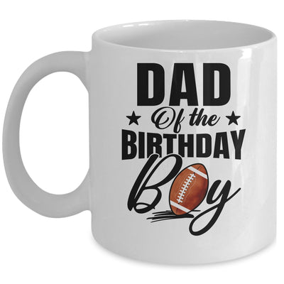 Dad Of The Birthday Boy Football 1st Birthday Party Mug | teecentury