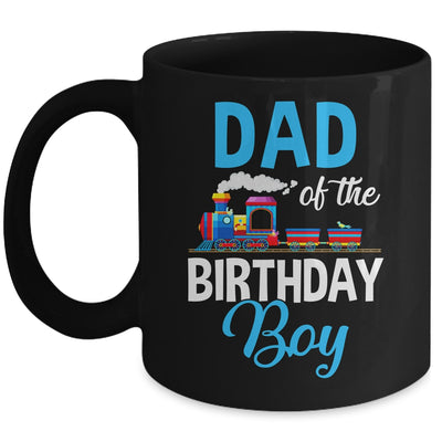 Dad Of The Birthday Boy Railroad Train Theme Lover Mug | teecentury