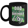 Dad Of The Birthday Boy Soccer Birthday Soccer Player Mug | teecentury