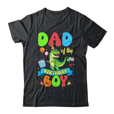 Dad Of The Birthday Boy TRex Dinosaur Birthday Family Shirt & Hoodie | teecentury