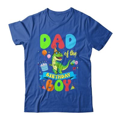 Dad Of The Birthday Boy TRex Dinosaur Birthday Family Shirt & Hoodie | teecentury