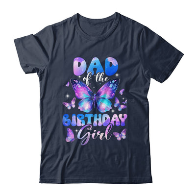 Dad Of The Birthday Girl Butterfly Family Matching Shirt & Hoodie | teecentury