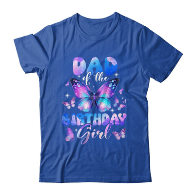 Dad Of The Birthday Girl Butterfly Family Matching Shirt & Hoodie | teecentury