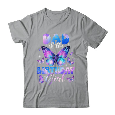 Dad Of The Birthday Girl Butterfly Family Matching Shirt & Hoodie | teecentury