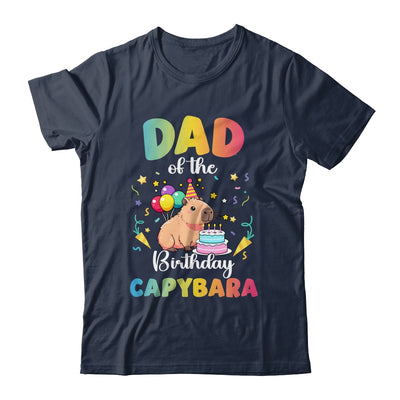 Dad Of The Birthday Girl Capybara Bday Party Family Shirt & Hoodie | teecentury