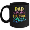 Dad Of The Birthday Girl Tie Dye 1st Birthday Family Mug | teecentury