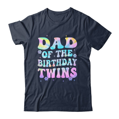 Dad Of The Birthday Twins Girls Kids Party Retro Bday Shirt & Hoodie | teecentury