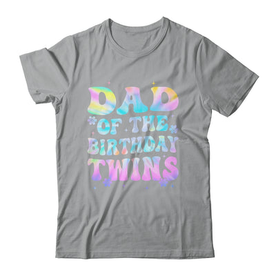 Dad Of The Birthday Twins Girls Kids Party Retro Bday Shirt & Hoodie | teecentury