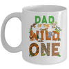 Dad Of The Birthday Wild One Safari Birthday Boy Family Mug | teecentury