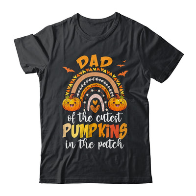 Dad Of The Cutest Pumpkins In The Patch Halloween Rainbow Shirt & Hoodie | teecentury