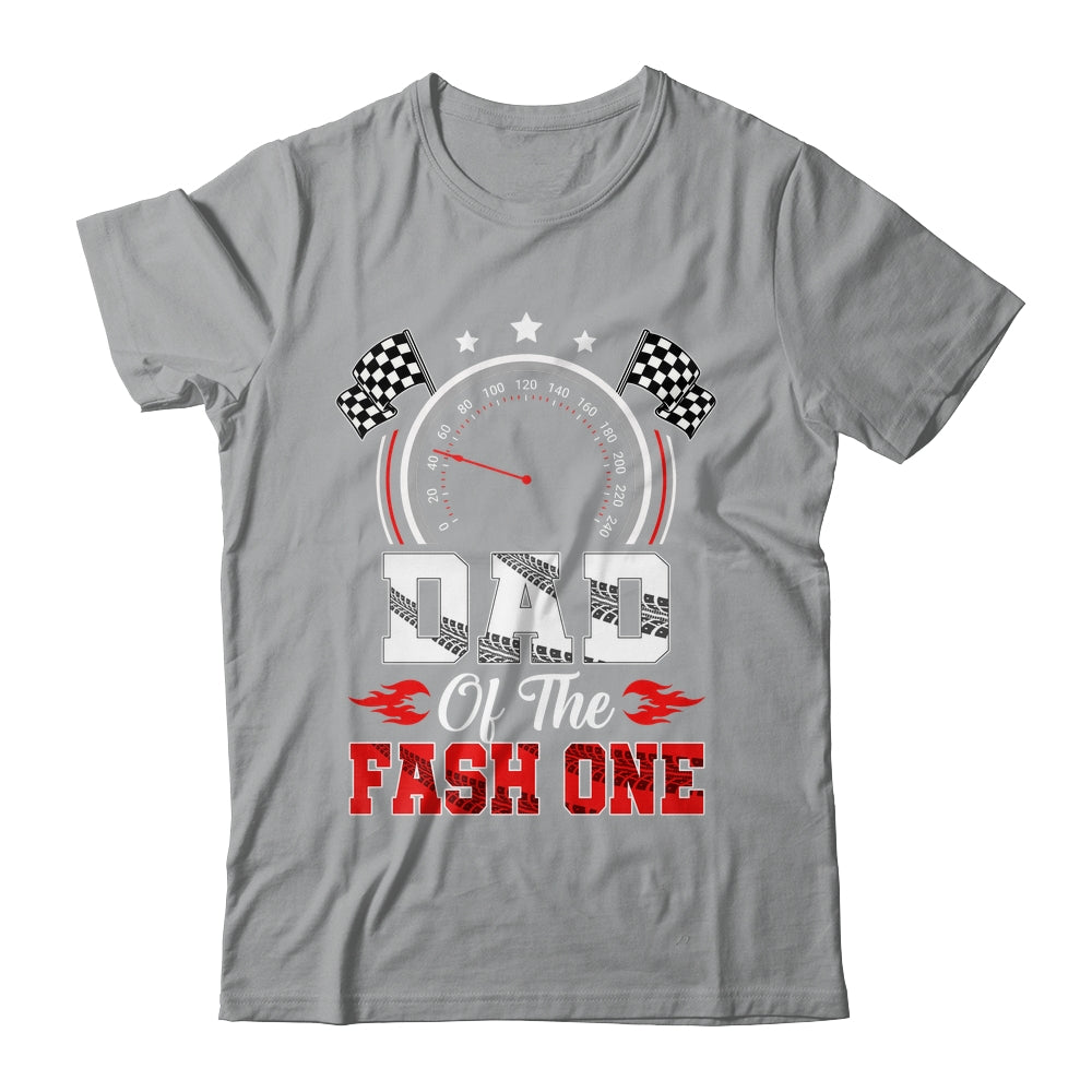 Dad Of The Fast One 1st Birthday Racing Car Family Shirt & Hoodie | teecentury