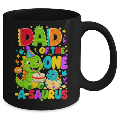 Dad Of The One-A-Saurus 1St Birthday Boy T-Rex Dinosaur Mug | teecentury