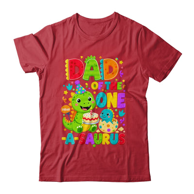 Dad Of The One-A-Saurus 1St Birthday Boy T-Rex Dinosaur Shirt & Hoodie | teecentury
