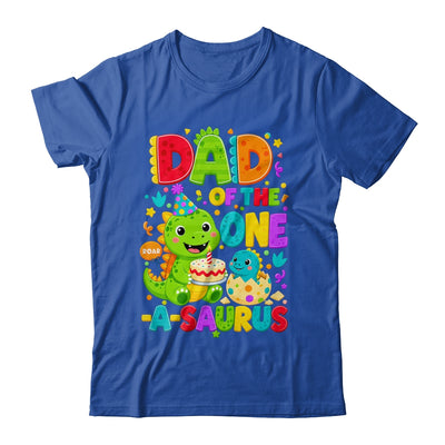 Dad Of The One-A-Saurus 1St Birthday Boy T-Rex Dinosaur Shirt & Hoodie | teecentury