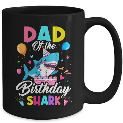 Dad Of The Shark Birthday Boy Girl Party Family Group Mug | teecentury