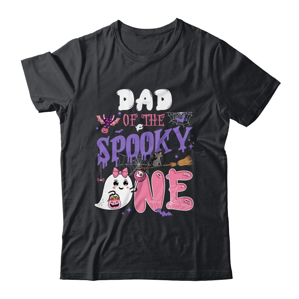 Dad Of The Spooky One 1st Birthday Girl Halloween Ghost Shirt & Hoodie | teecentury