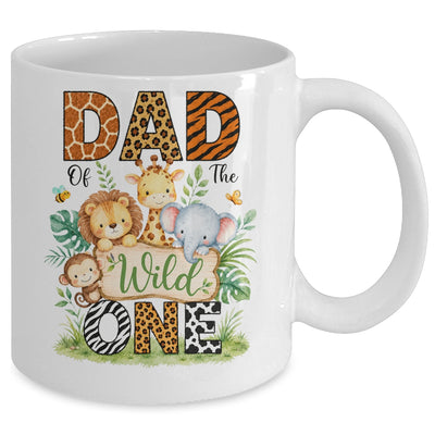 Dad Of The Wild One First Birthday Boy Jungle Safari Mug | teecentury
