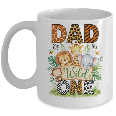 Dad Of The Wild One First Birthday Boy Jungle Safari Mug | teecentury