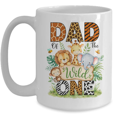 Dad Of The Wild One First Birthday Boy Jungle Safari Mug | teecentury