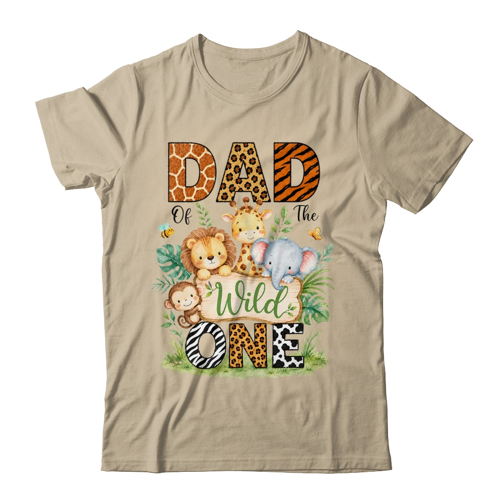 Dad Of The Wild One First Birthday Boy Jungle Safari Shirt & Hoodie | teecentury