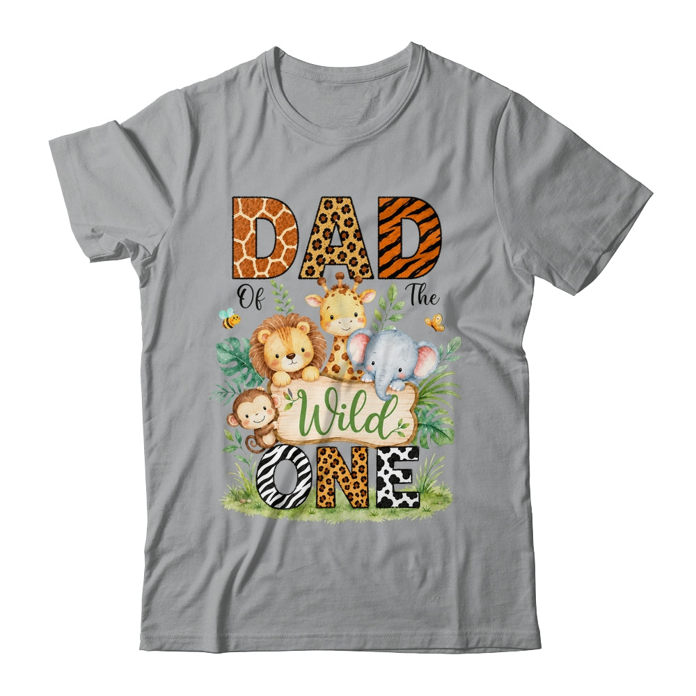 Dad Of The Wild One First Birthday Boy Jungle Safari Shirt & Hoodie | teecentury