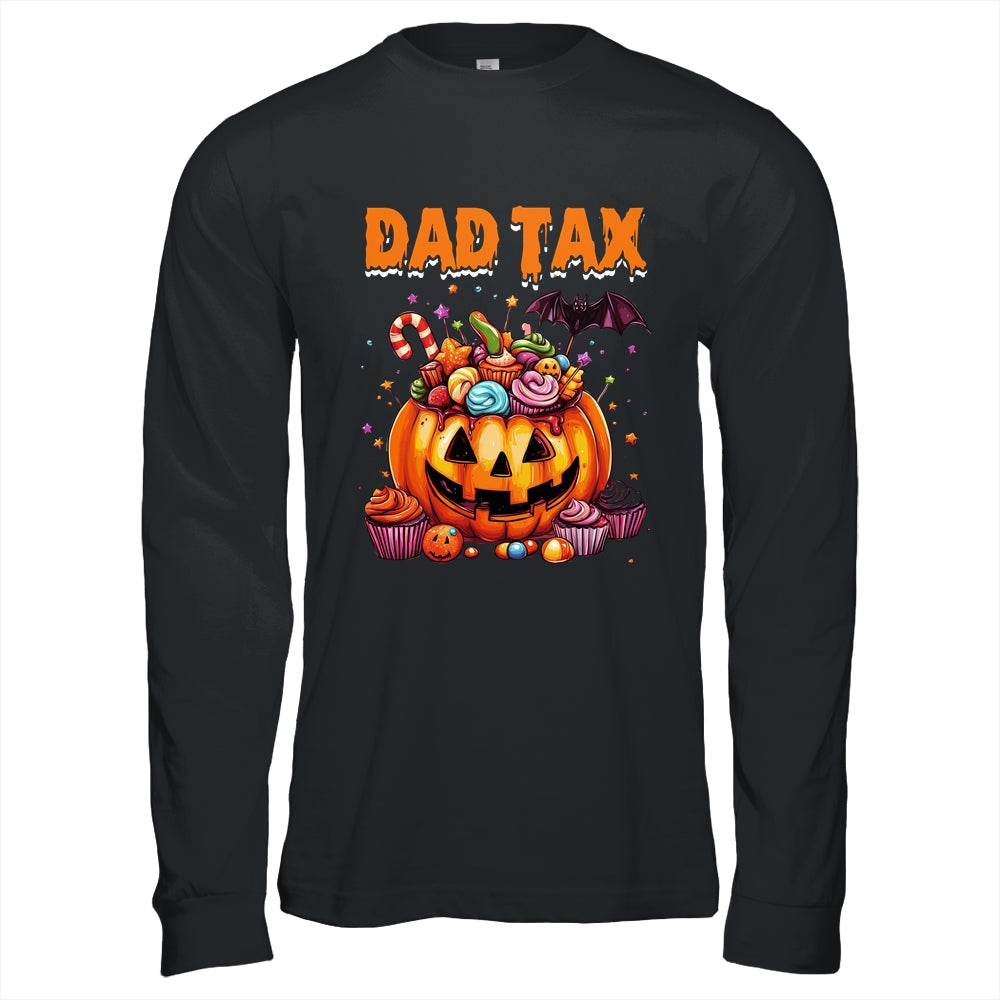 Dad Tax Halloween Dad Joke Men Trick Or Treat Candy Pumkin Shirt & Hoodie | teecentury