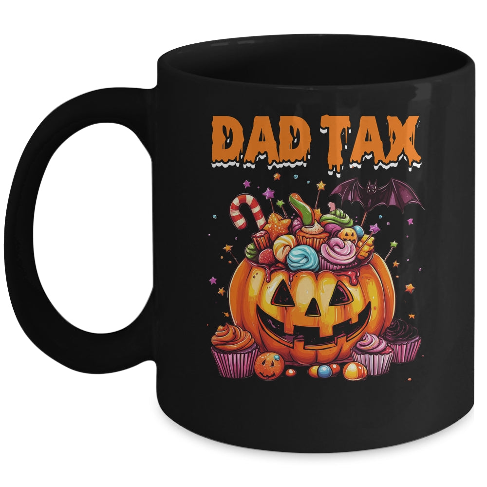 Dad Tax Halloween Dad Joke Men Trick Or Treat Candy Pumkin Mug | teecentury
