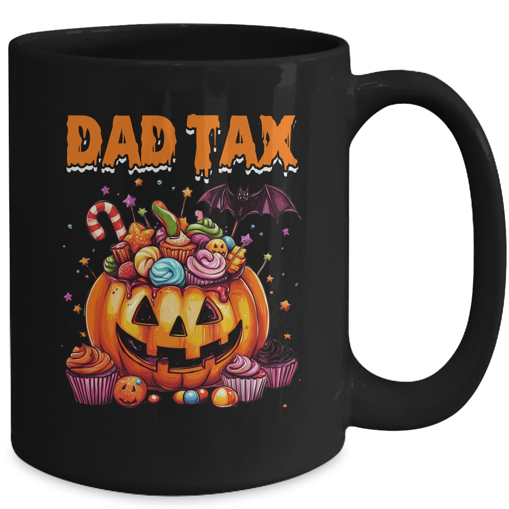 Dad Tax Halloween Dad Joke Men Trick Or Treat Candy Pumkin Mug | teecentury