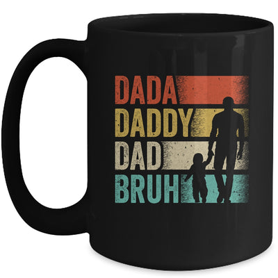 Dada Daddy Dad Bruh Fathers Day Vintage Funny Father Mug | teecentury