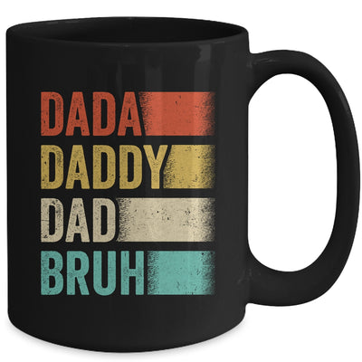 Dada Daddy Dad Bruh Funny Fathers Day Vintage Mug | teecentury
